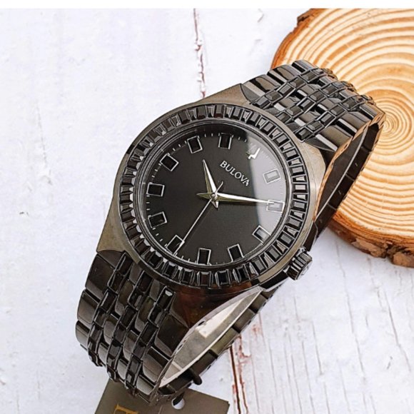 Bulova Men's Black Ion Phantom 42mm Watch - Picture 1 of 6
